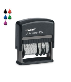 Sello/Cuño Profesional Fecha Tamaño 40mm Ø