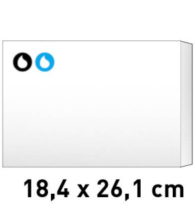 Sobres bolsa 1/2 folio (18,4x26,1) a 2 colores