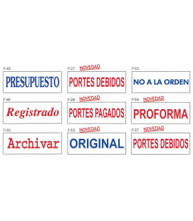 Sello/Cuño Profesional Fórmulas Comerciales