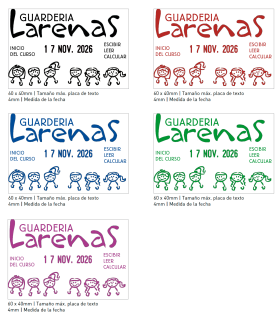 Sello/Cuño Fechador ref. 4727, Tamaño 60x40mm