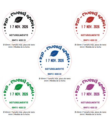 Sello/Cuño Profesional Tamaño 45mm Ø