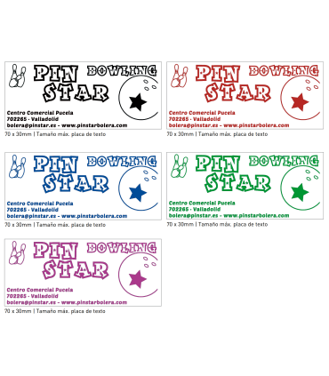 Sello/Cuño Rectangular ref. 4931, Tamaño 70x30mm