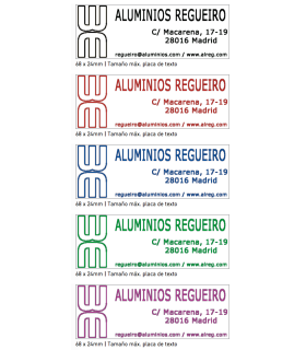 Sello/Cuño Profesional ref. 5205, Tamaño 68x24mm