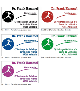 Sello/Cuño Profesional ref. 5206 Tamaño 56x33mm