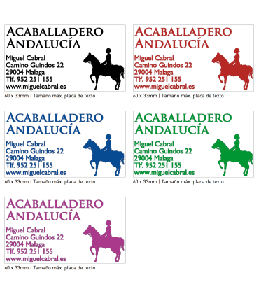 Sello/Cuño Rectangular ref. 4928, Tamaño 60x33mm