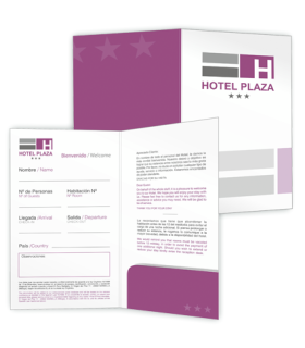 Díptico Porta-Llave habitación