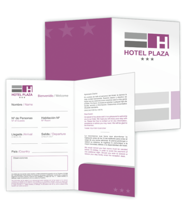 Díptico Porta-Llave habitación