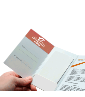 Tríptico Porta-Llave Habitación con Solapa Central