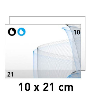 Flyers a 2 colores 10x21cm