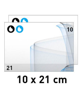 Flyers a 2 colores 10x21 cm