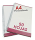 Libretas A4 wire-o (doble alambre)