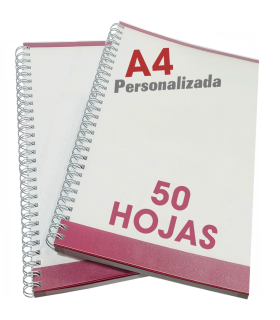 Libretas A4 wire-o (doble alambre)