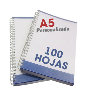 Libretas A5 de 100 hojas