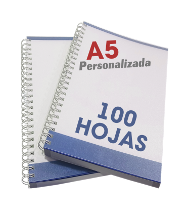 Libretas A5 de 100 hojas