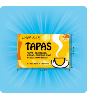 Tarjetas de Visita a todo Color 1 CARA PLASTIFICADAS