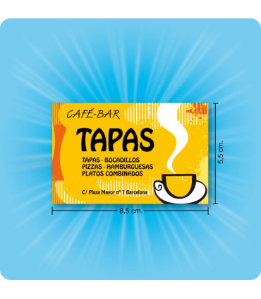 Tarjetas de Visita a todo Color 1 CARA PLASTIFICADAS