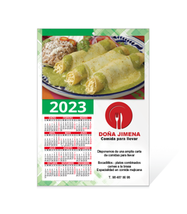 Calendarios de pared 1 Lámina anual