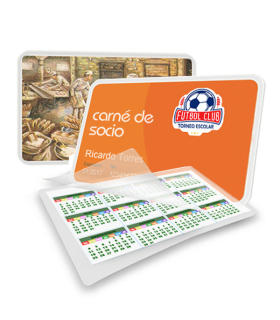 Calendarios de bolsillo Tipo DNI