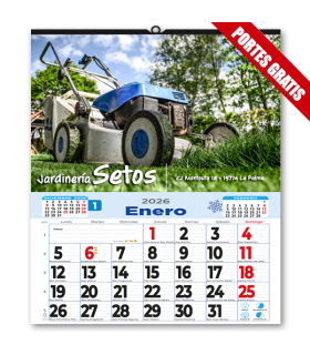 Calendario de Pared  Mensual 33,5 cm.