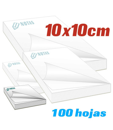 Bock de notas 10x10 cm