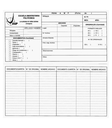 Fichas de papel varios colores y tamaños
