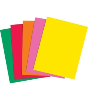 Flyers en papel de colores