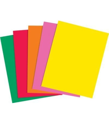 Flyers en papel de colores