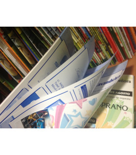 Revista A5 Impresa a 1 color con páginas a todo color