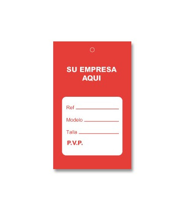 Etiquetas de Ropa 1 color