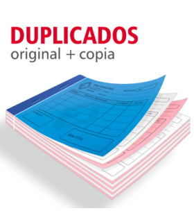 Talonarios copiativos duplicados