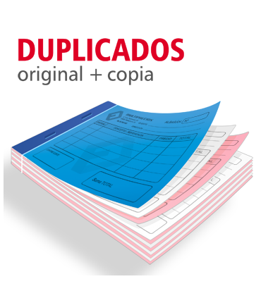 Talonarios copiativos duplicados