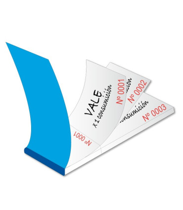Talonarios de Rifas y entradas a 1 color