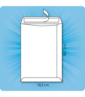 Sobres bolsa 1/2 folio (18,4x26,1)