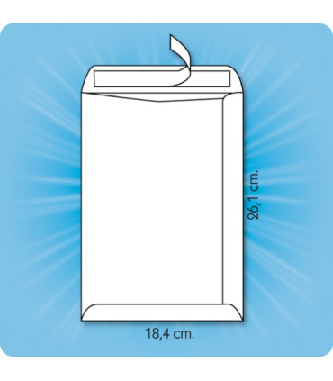 Sobres bolsa 1/2 folio (18,4x26,1)