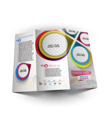 Folleto A4 plegado en tres