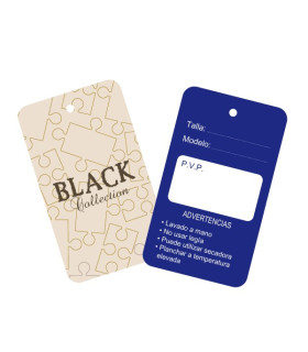 Etiquetas de Ropa a 1 color