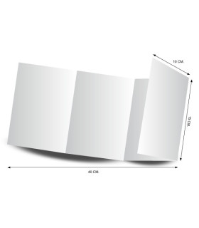 Cuadríptico medidas