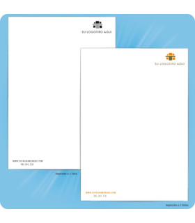 Papel de carta A4 impreso a 1  y 2 colores