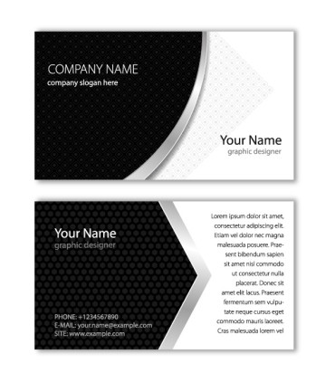 Tarjetas en blanco y negro