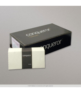 Sobres Conqueror 11x22 cm crema