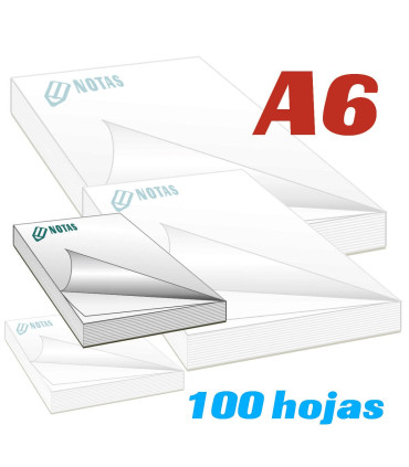 Bloc de notas A6 (14.8x10.5cm)