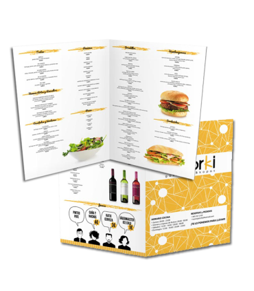 Cartas díptico 15x42 abierto