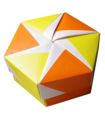 Caja hexagonal pequeña 8 x4.5 x 8 cm