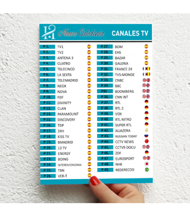 Tarjetón informativo A5