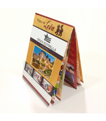 Mapas Turísticos Hoteles 48x33cm