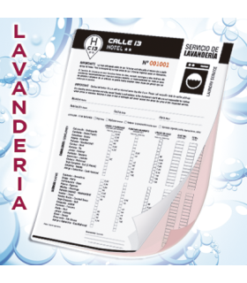 Hoja de Comanda para Lavandería