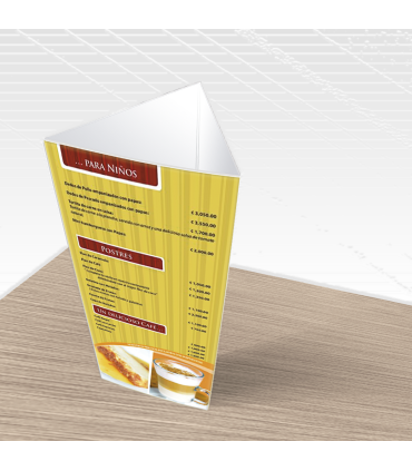 Display Prisma 3 Caras