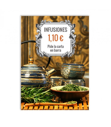 Cartel para caballete