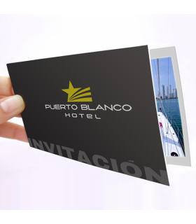 Tarjetón Invitación Díptico 20x10cm