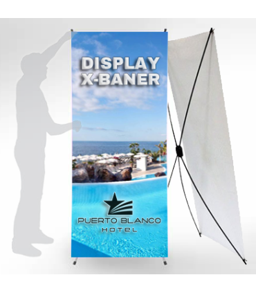 Display X-Baner 80x200cm